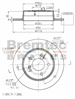 EURO-LINE BRAKE DISC ROTOR PAIR BDR8550EL