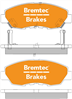 PRO-LINE BRAKE PADS SET HONDA ACCORD VTi 2.3 1997-03 BT014PRO