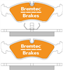 TRADE-LINE BRAKE PADS SET HOLDEN ASTRA TR, TS 1996-98 BT041TS