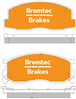 TRADE-LINE BRAKE PADS SET TOYOTA TOWNACE 2.0 YR39R BT050TS