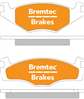 TRADE-LINE BRAKE PADS SET VOLKSWAGEN GOLF 1.4, 1.8 BT082TS