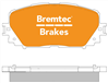 TRADE-LINE BRAKE PADS SET TOYOTA YARIS 1.0 VVTi 122.7X54 BT1114TS