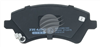 TRADE-LINE BRAKE PADS SET COROLLA ZZE122R 2001- (SA) BT1243TS