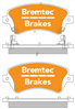 TRADE-LINE BRAKE PADS SET COROLLA ZZE122R 2001- (SA) BT1243TS