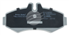 PRO-LINE BRAKE PADS SET MERCEDES VITO (W638) BOSCH BT1249PRO