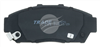 TRADE-LINE BRAKE PADS SET HONDA INTEGRA 1.6 DB6 1993-10 BT126TS