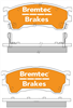 PRO-LINE BRAKE PADS SET MAZDA 323 98-03 BT129PRO