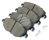 EURO-LINE BRAKE PADS SET JAGUAR X-TYPE V6 2000- BT1340ELC