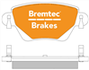 EURO-LINE BRAKE PADS SET JAGUAR X-TYPE V6 2000- BT1341ELC