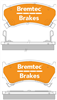 TRADE-LINE BRAKE PADS SET NISSAN PULSAR N15 2000- BT135TS