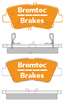 PRO-LINE BRAKE PADS SET HYUNDAI i30 1.6 CRDi 2012- BT1402PRO