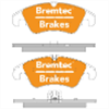 TRADELINE BRAKE PAD SET FRONT AUDI A4 A5 A6 A7 Q5 S4 S5 BT1407TS