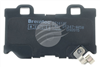 4WD BRAKE PADS SET NISSAN 370Z (BREMBO) 2008- BT1414E