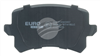 EURO-LINE BRAKE PADS SET VOLKSWAGEN TIGUAN 1.4i, 2007- BT1415ELC