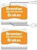 PRO-LINE BRAKE PADS SET ALFA 159 3.2 JTS BREMBO&SENSOR BT1477PRO