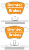 PRO-LINE BRAKE PADS SET VOLVO XC90 2.5T (17") 2002- BT1480PRO