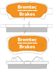 4WD BRAKE PADS SET MITSUBISHI LANCER CG 2002-03 BT1516E