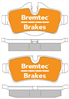 EURO-LINE BRAKE PADS SET MINI COOPER S (R56) 2006- BT1614ELC