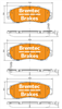 4WD BRAKE PADS SET GREAT WALL X200 V200 4X4 2.0D BT1642E