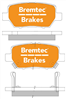 TRADE-LINE BRAKE PADS SET HONDA LEGEND IV KB 3.5 3.7 AWD BT1643TS