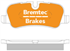 4WD BRAKE PADS SET RANGE ROVER SPORT 4.4L 2005- BT1651E