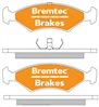 TRADE-LINE BRAKE PADS SET MAZDA 131 (BAJ) 1996-02 BT1695TS