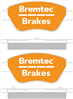 TRADELINE BRAKE PAD SET FRONT PROTON PERSONA 1.6 2008- BT1765TS