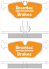 EURO-LINE BRAKE PADS SET BMW 5 SERIES (E39) 530d (ATE) BT1783ELC