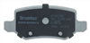 PRO-LINE REAR BRAKE PADS SET MERCEDES A190, A210 (W168) BT1802PRO