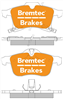 PRO-LINE BRAKE PADS SET HOLDEN ASTRA AH 2005- BT1803PRO