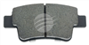 EURO-LINE BRAKE PADS SET FIAT GRAND PUNTO 1.3, 1.4 TD BT1834ELC