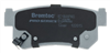 PRO-LINE BRAKE PADS SET SSANGYONG KYRON M200 2.0XDi BT1848PRO