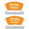 EURO-LINE BRAKE PADS SET HOLDEN CRUIZE GJ, GH 1.4T BT1854ELC