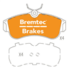 TRADE-LINE BRAKE PADS SET NISSAN PRIMERA P11 1.8L BT188TS