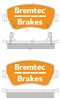 TRADE-LINE BRAKE PAD FRONT SET SWIFT MICRA KANGOO CLIO BT1904TS