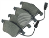 EURO-LINE BRAKE PADS SET AUDI A4 (8E)1.8, 2.0, 3.0 BT1923ELC