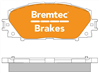 TRADE-LINE BRAKE PADS SET TOYOTA YARIS 1.3, 1.5 NO ABS BT1930TS