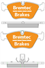 EURO-LINE BRAKE PADS SET BMW X3 (E83) 2004- BT1976ELC