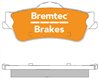 PRO-LINE BRAKE PADS SET HOLDEN COMMODORE VE 2006- BT1985PRO