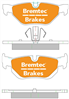 EURO-LINE BRAKE PADS SET BMW 3 SERIES (E90, E91) 2005- BT1987ELC