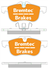 TRADE-LINE BRAKE PADS SET MG ZT-T 2001-05 BT2009TS