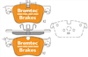 EURO-LINE BRAKE PADS SET CITROEN C4 II 1.6 THP165 2014- BT20470ELC