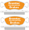 TRADE-LINE BRAKE PADS SET PEUGEOT 306 (7B, N3, N5) 1.4 BT2055TS