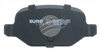 EURO-LINE BRAKE PADS SET FIAT 500 1.3D 2007- BT2059ELC