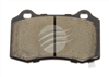 EURO-LINE BRAKE PADS SET CHRYSLER 300C SRT8 6.1L BREMBO BT2124ELC