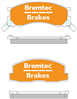 TRADELINE BRAKE PAD SET FRONT ESTIMA 90-99 PREVIA TARAGO BT217TS