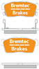 TRADE-LINE BRAKE PADS SET SUZUKI IGNIS 1.3, 1.5 (BOSCH) BT2186TS