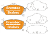 EURO-LINE BRAKE PADS SET MERCEDES C-CLASS (W205) C200 BT22030ELC