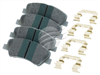 PRO-LINE BRAKE PADS SET KIA RIO III UB 1.4, 1.6 2011- BT2270PRO