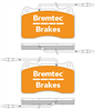 EURO-LINE BRAKE PADS SET BT2297ELC